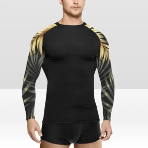 La Selva, Oro Men's Long Sleeve Swim Shirt (Model S39)