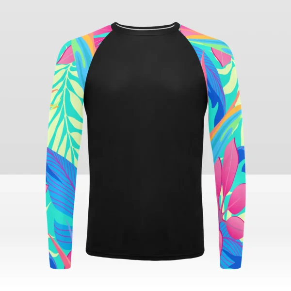 New Age - Vibrancy Men's Long Sleeve Swim Shirt (Model S39) - Image 3
