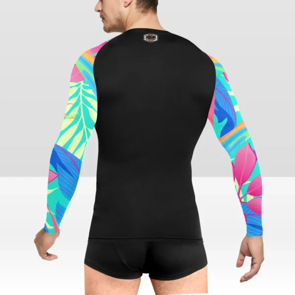 New Age - Vibrancy Men's Long Sleeve Swim Shirt (Model S39) - Image 2