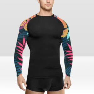 New Age - Wear The Jungle Men's Long Sleeve Swim Shirt (Model S39)