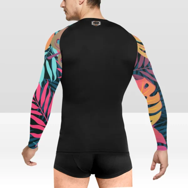 New Age - Wear The Jungle Men's Long Sleeve Swim Shirt (Model S39) - Image 2